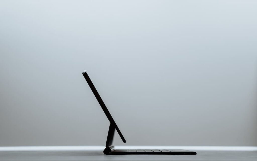 inclinaisons possibles du magic keyboard ipad