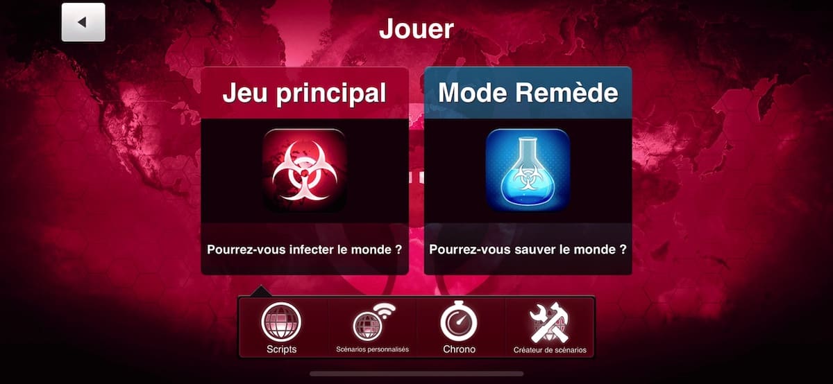 le mode remède du jeu vidéo plague inc