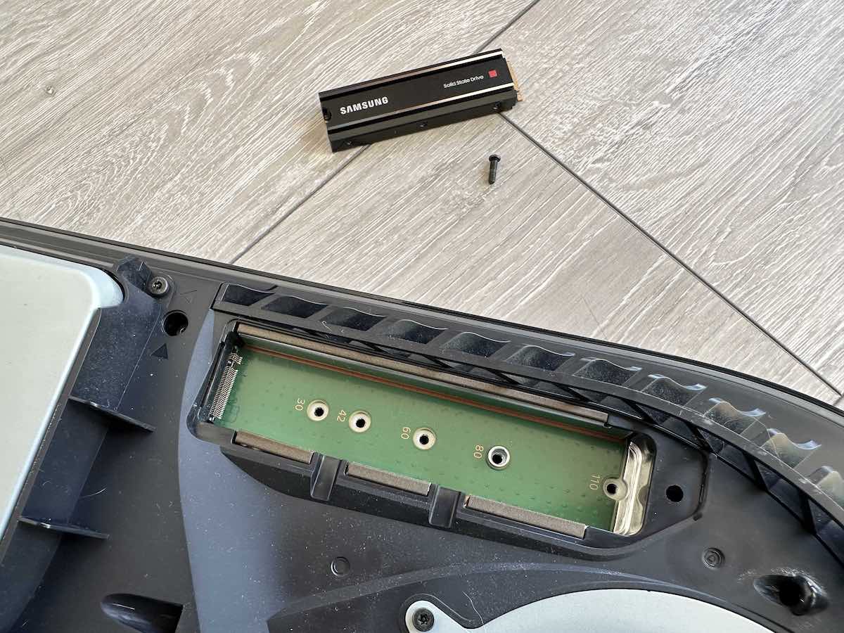 réglage de l'espace de stockage de la ps5 selon le ssd utilisé