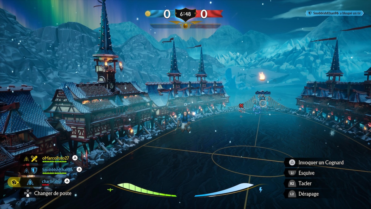 un match dans Harry Potter quidditch Champions